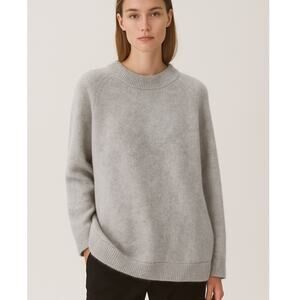 AYR Animal Sweater in Grey Wool Mohair